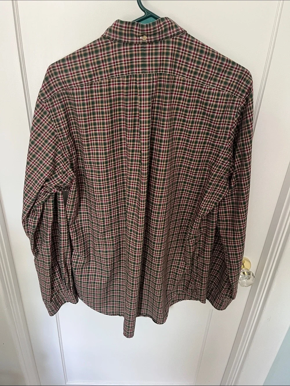 Ralph Lauren Green and Red Plaid Button-Down Shirt - Picture 4 of 4